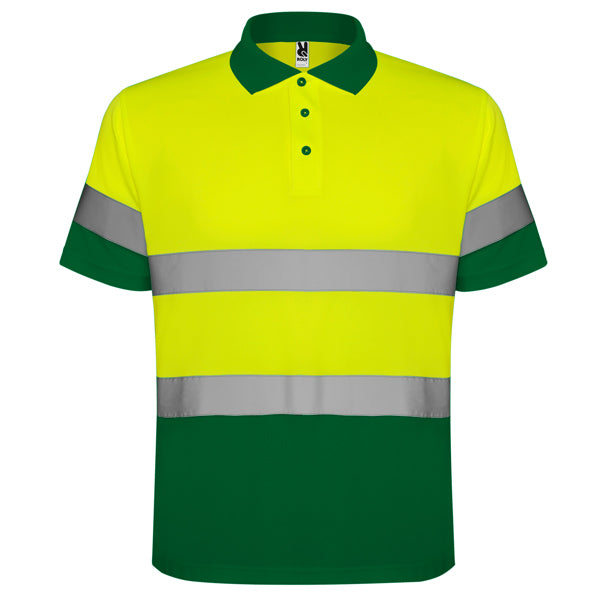 Roly Polaris - Hi-Vis Safety Polo - Breathable Technical Piqué - Industrial Workwear