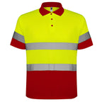 Roly Polaris - Hi-Vis Safety Polo - Breathable Technical Piqué - Industrial Workwear