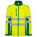 Roly Antares - 3-Layer Hi-Vis Softshell - Waterproof Safety Jacket - Industrial Grade