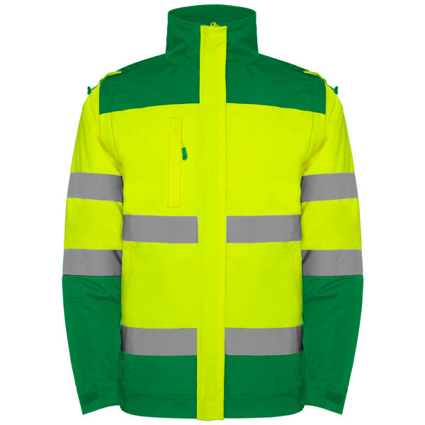 Roly Epsylon - 2-in-1 Hi-Vis Jacket & Bodywarmer - Waterproof Thermal Workwear