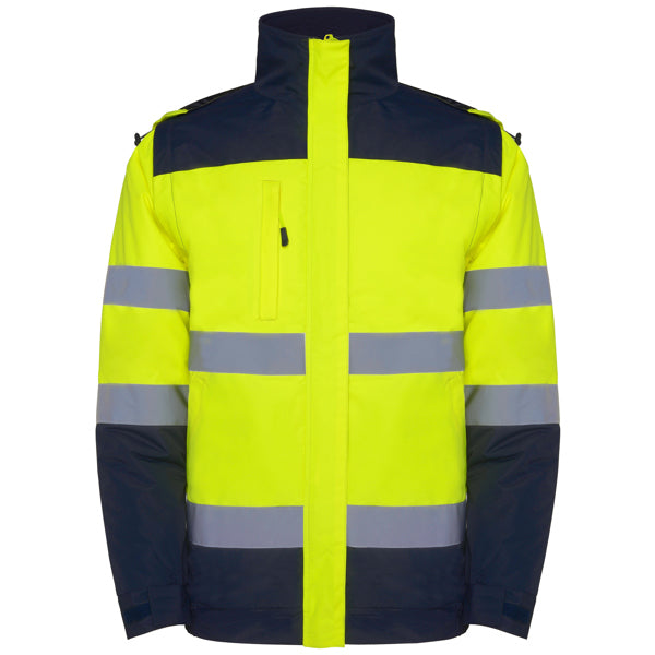 Roly Epsylon - 2-in-1 Hi-Vis Jacket & Bodywarmer - Waterproof Thermal Workwear