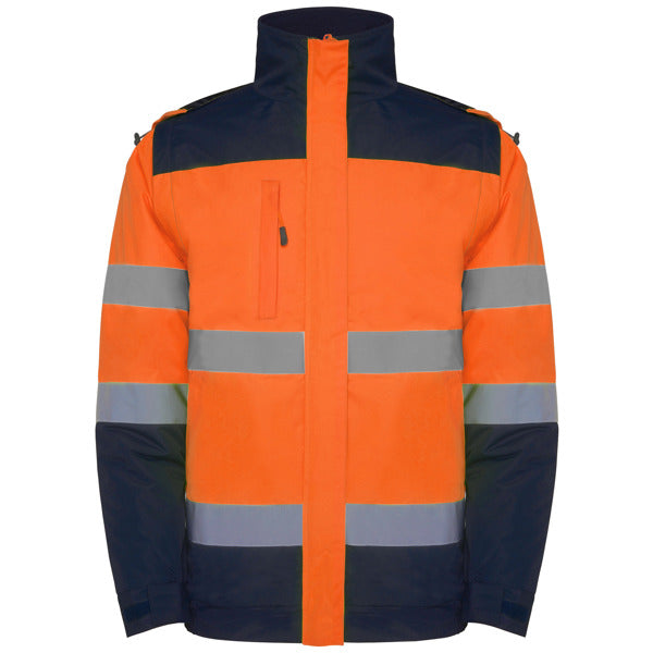 Roly Epsylon - 2-in-1 Hi-Vis Jacket & Bodywarmer - Waterproof Thermal Workwear