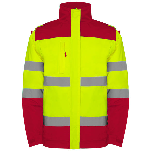 Roly Epsylon - 2-in-1 Hi-Vis Jacket & Bodywarmer - Waterproof Thermal Workwear