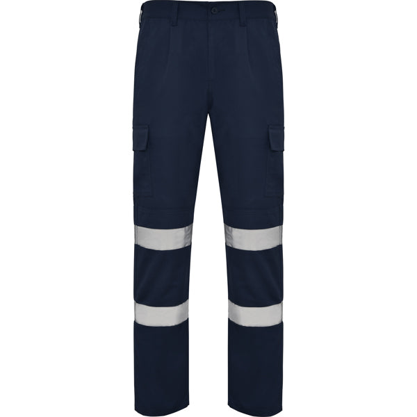 Roly Daily HV - Reinforced High Visibility Trousers - Heavy Duty Safety Cargo Pants - Industrial Spec