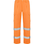 Roly Alfa - High-Visibility Multi-Pocket Trousers - Reflective Safety Cargo Pants - Industrial Grade