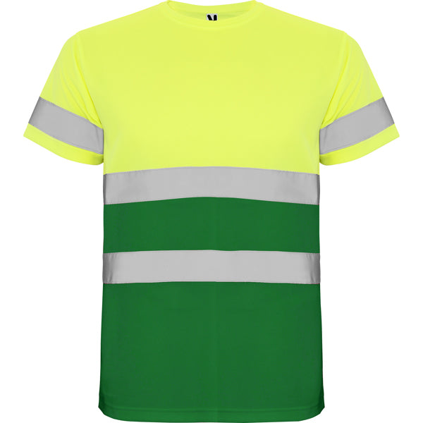 Roly Delta - Technical Hi-Vis T-Shirt - 100% Bird's Eye Polyester - Safety Workwear