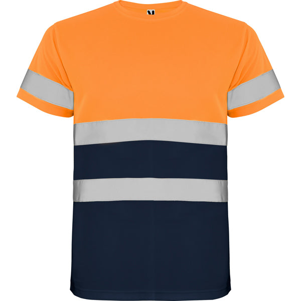 Roly Delta - Technical Hi-Vis T-Shirt - 100% Bird's Eye Polyester - Safety Workwear