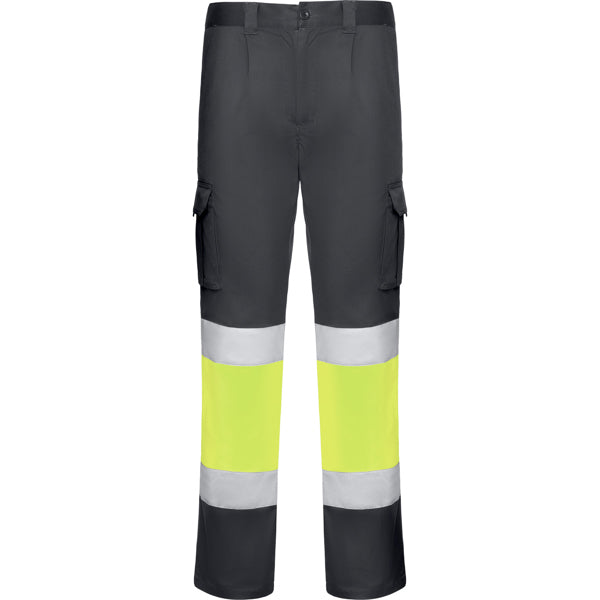 Roly Daily Stretch HV - Stretch High Visibility Trousers - Multi-Pocket - Industrial Safety Uniform