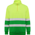 
Roly Spica Warnschutz-Sweatshirt mit Reißverschluss-Stehkragen
