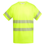 Roly Tauri - Breathable High-Vis Cotton Blend T-Shirt - Segmented Tape Safety Workwear