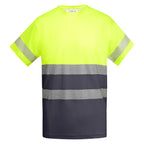 Roly Tauri - Breathable High-Vis Cotton Blend T-Shirt - Segmented Tape Safety Workwear