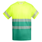 Roly Tauri - Breathable High-Vis Cotton Blend T-Shirt - Segmented Tape Safety Workwear