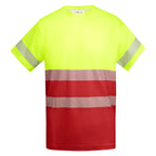 Roly Tauri - Breathable High-Vis Cotton Blend T-Shirt - Segmented Tape Safety Workwear