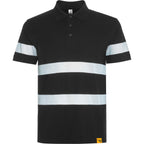 Roly FORAN HV9324 Unisex Enhanced-Visibility Short-Sleeved Polo Shirt