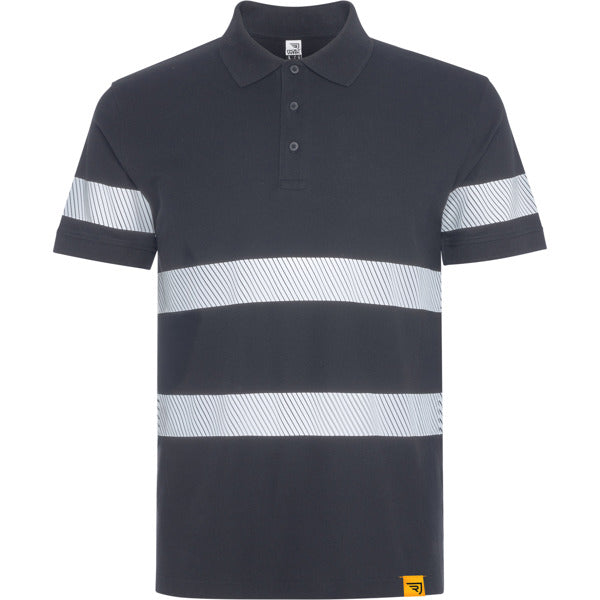 Roly FORAN HV9324 Unisex Enhanced-Visibility Short-Sleeved Polo Shirt