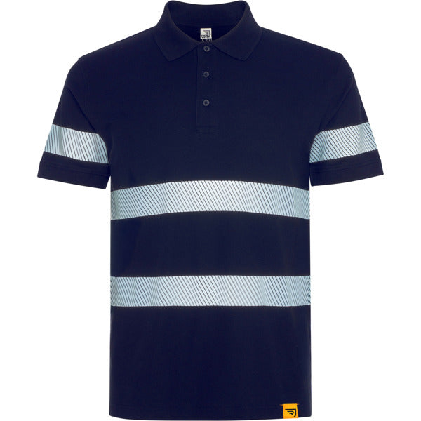Roly FORAN HV9324 Unisex Enhanced-Visibility Short-Sleeved Polo Shirt