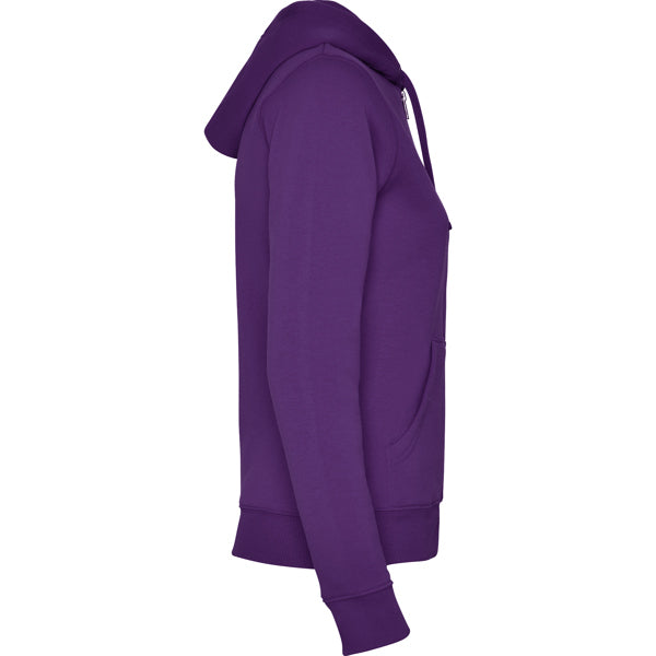 Roly VELETA CQ6425 Women's Fitted Zip-Up Hooded Sweatshirt