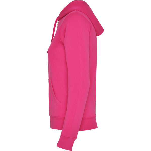Roly VELETA CQ6425 Women's Fitted Zip-Up Hooded Sweatshirt
