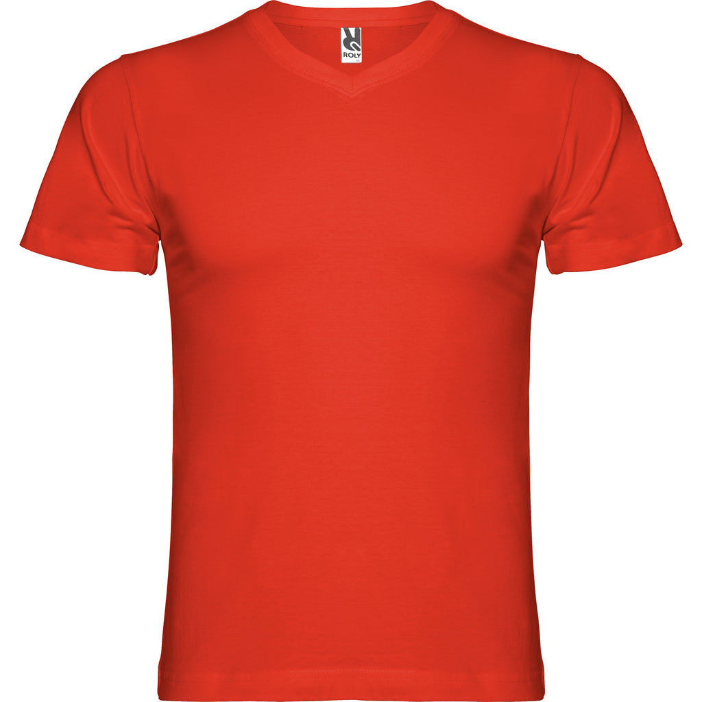Roly SAMOYEDO 6503 Men's Short-Sleeve V-Neck T-Shirt