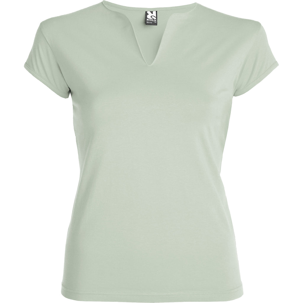 Roly BELICE 6532 Women's Fitted V-Neck Short Sleeve T-Shirt