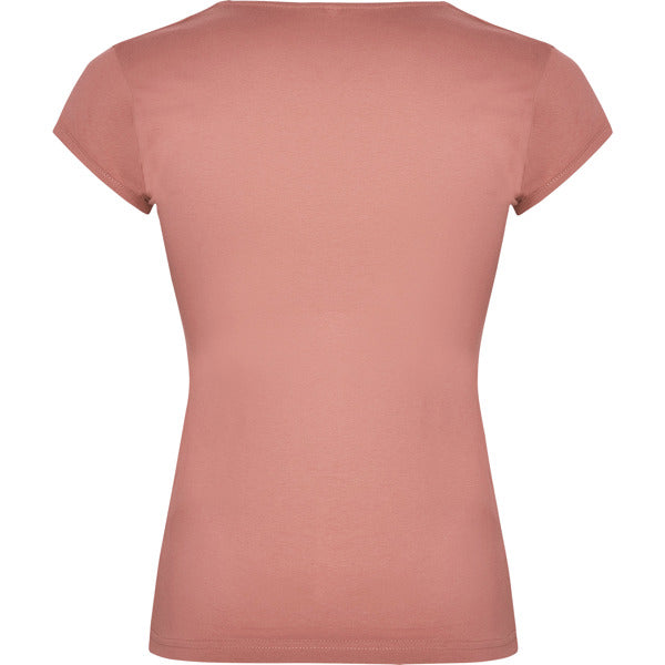 Roly BELICE 6532 Women's Fitted V-Neck Short Sleeve T-Shirt