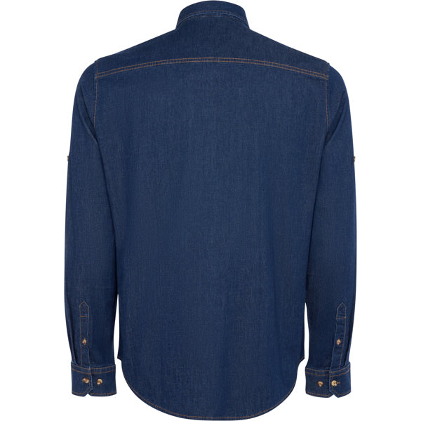 Roly LUJAN 6706 Unisex Long-Sleeved Denim Shirt