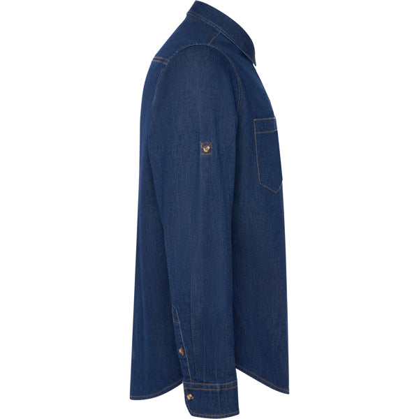 Roly LUJAN 6706 Unisex Long-Sleeved Denim Shirt