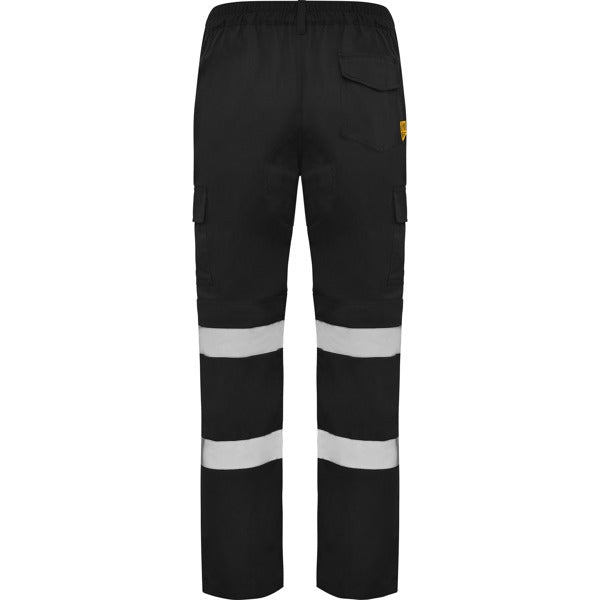 Roly Daily HV reflective work trousers, Black: supplier product view
