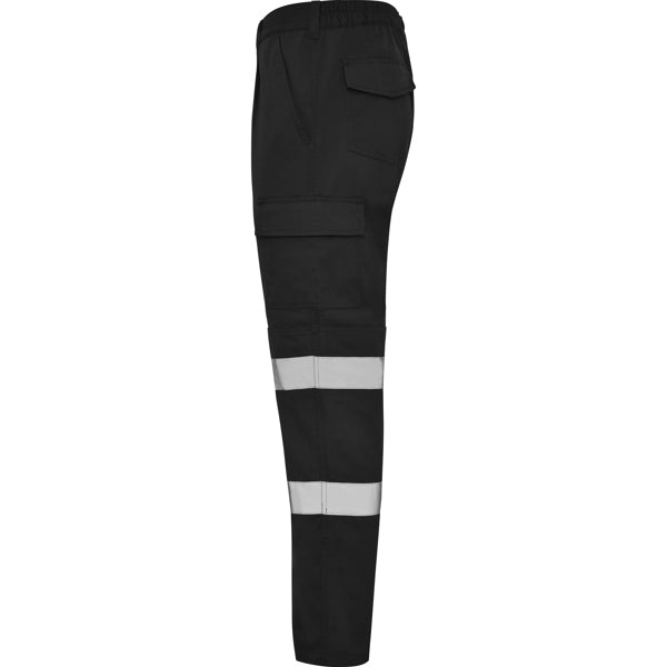Roly Daily HV reflective work trousers, Black: supplier product view