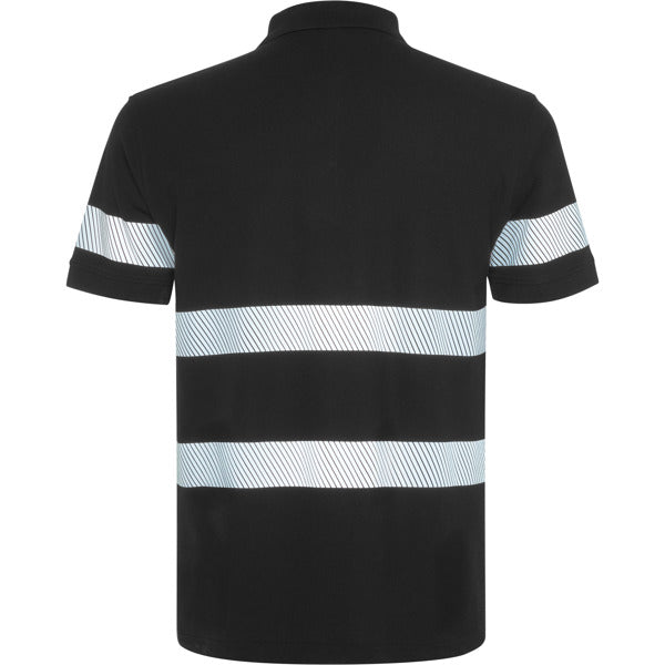 Roly FORAN HV9324 Unisex Enhanced-Visibility Short-Sleeved Polo Shirt