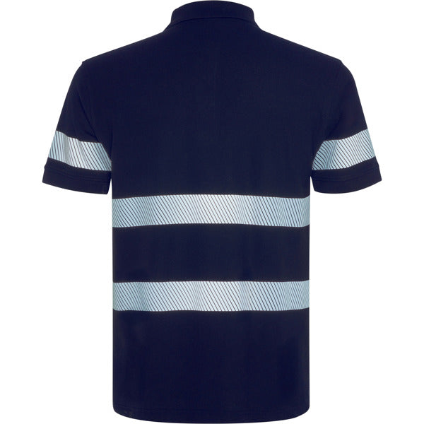 Roly FORAN HV9324 Unisex Enhanced-Visibility Short-Sleeved Polo Shirt