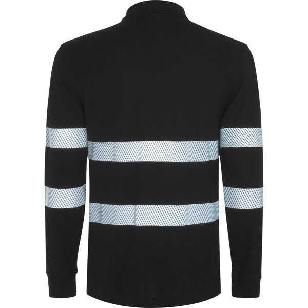 Roly FORAN L/S 9325 Unisex Enhanced-Visibility Long-Sleeve Polo Shirt