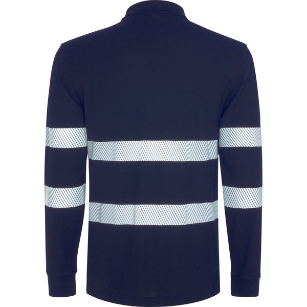 Roly FORAN L/S 9325 Unisex Enhanced-Visibility Long-Sleeve Polo Shirt